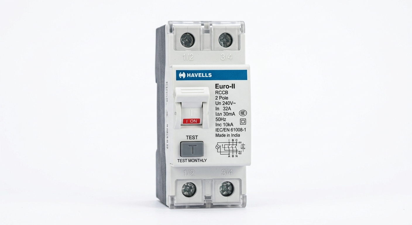 Havells Euro-II RCCB